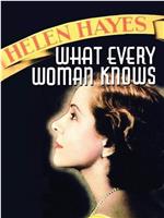 What Every Woman Knows在线观看
