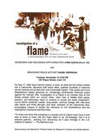 Investigation of a Flame